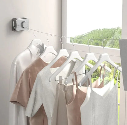 Retractable Invisible Indoor Steel Clothesline