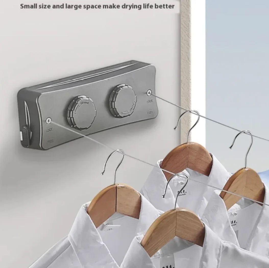 Retractable Invisible Indoor Steel Clothesline