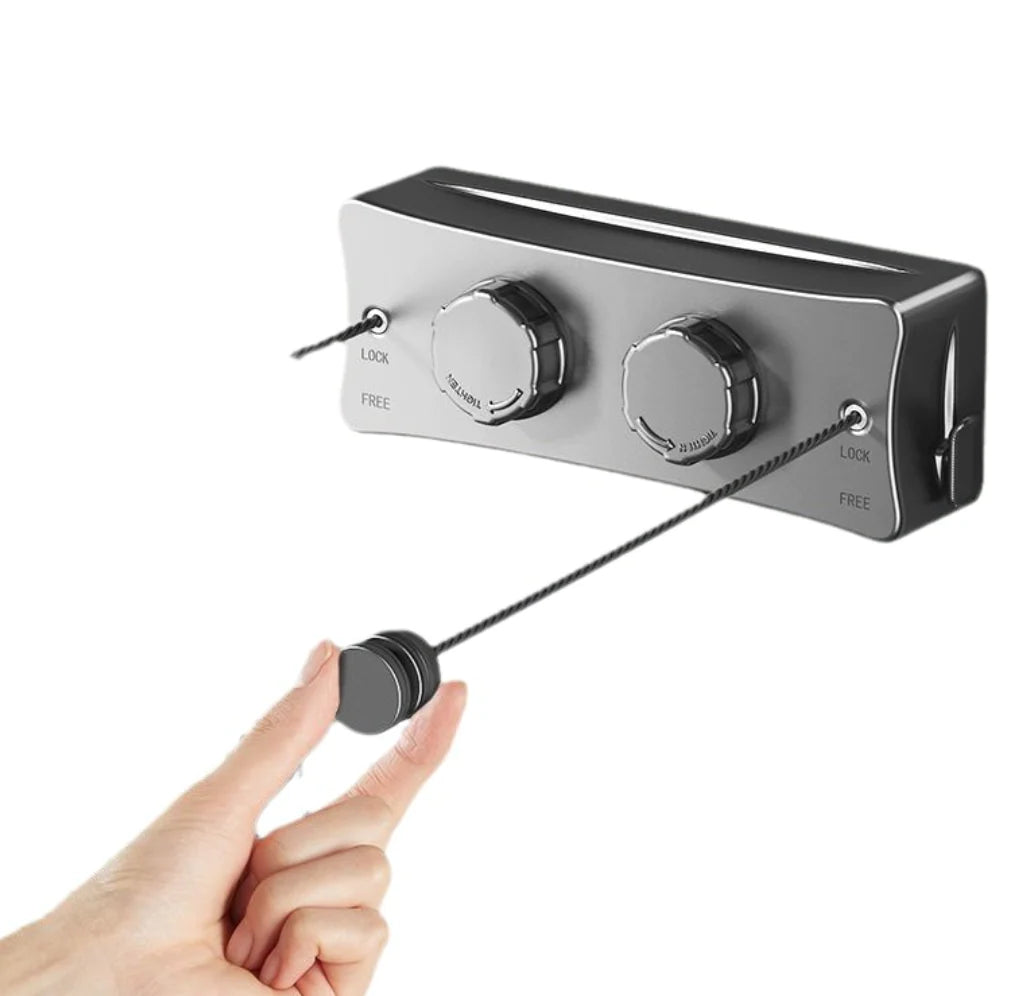 Retractable Invisible Indoor Steel Clothesline