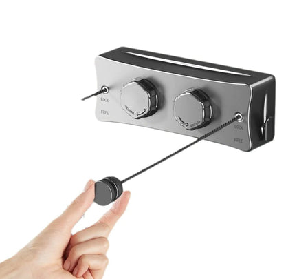 Retractable Invisible Indoor Steel Clothesline